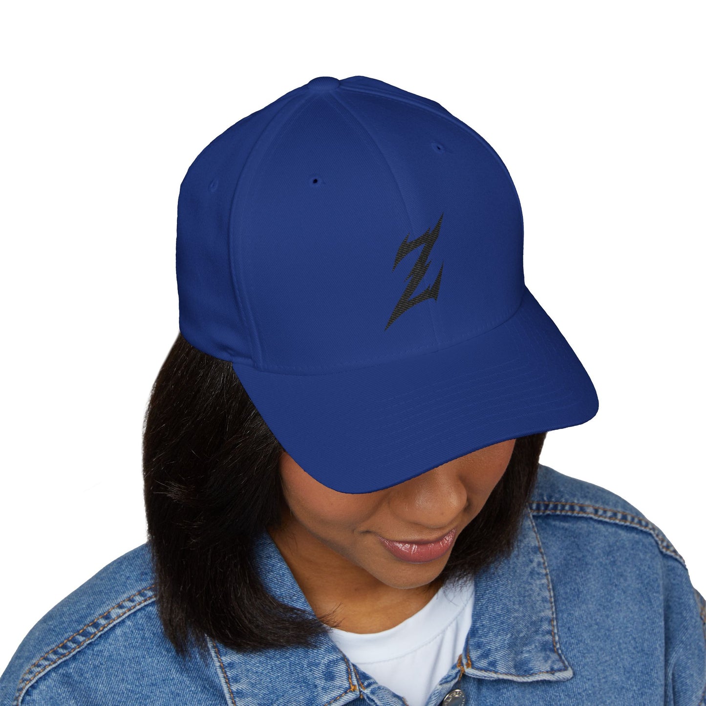Embroidered Black Logo Hat