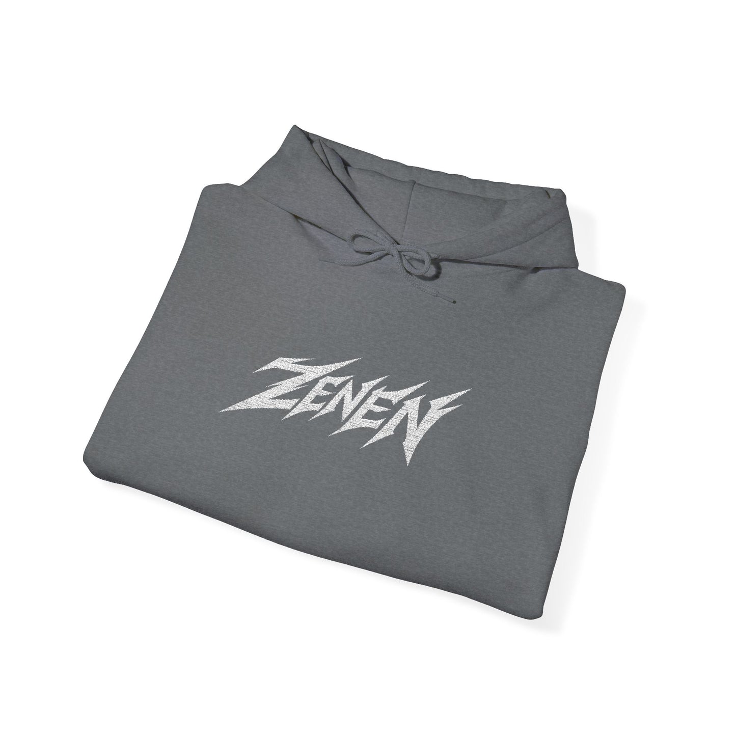 Embroidered Classic White Zenen Hoodie