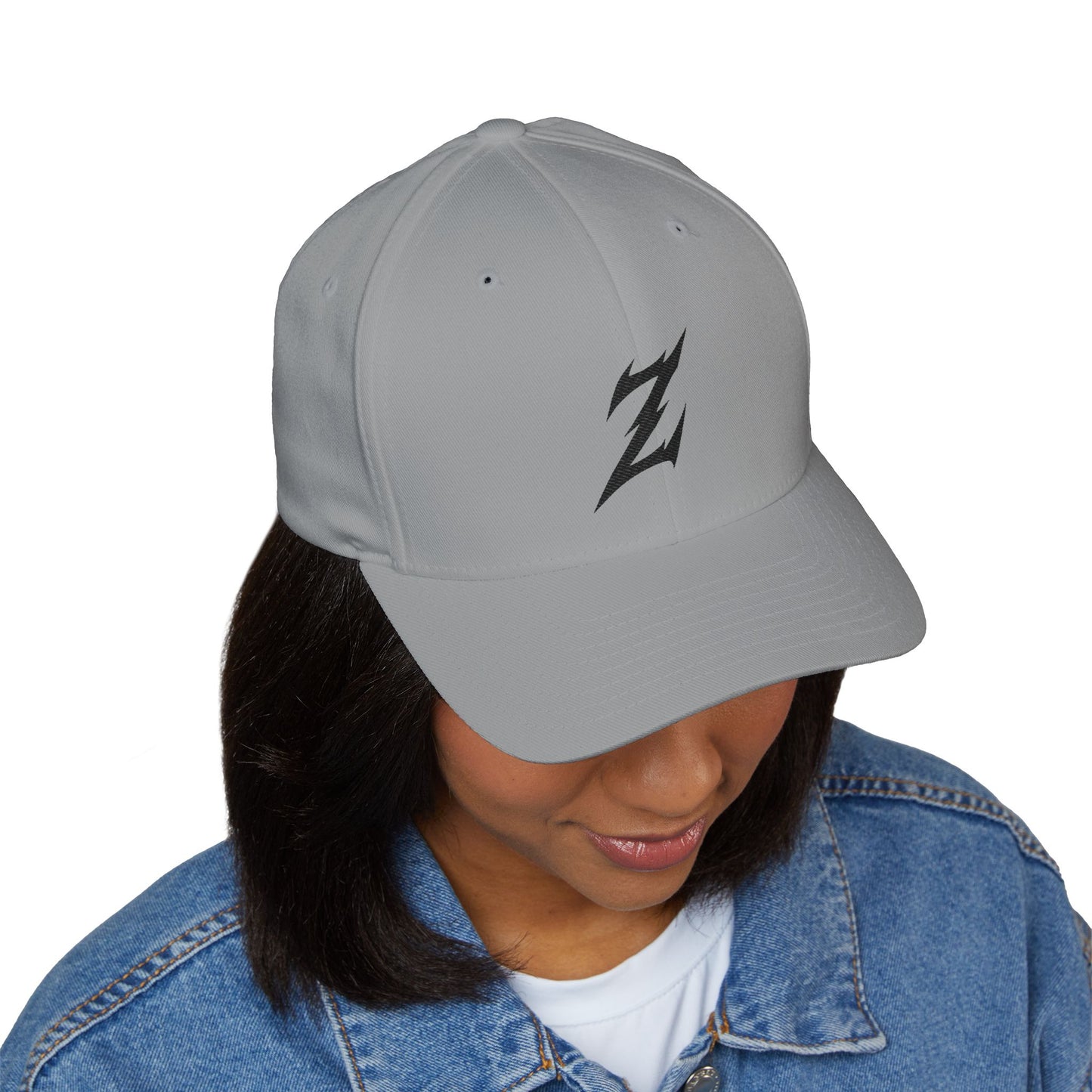 Embroidered Black Logo Hat