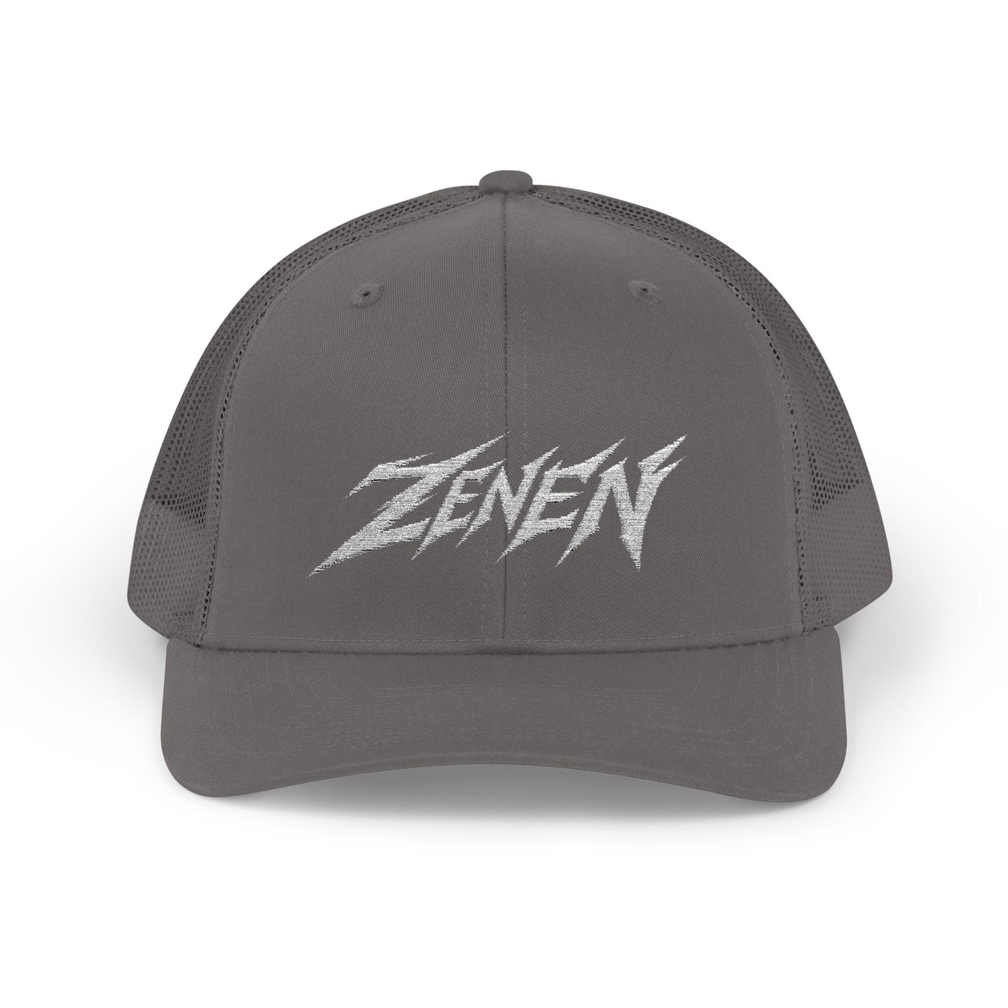 Classic White Zenen Trucker Hat Snapback