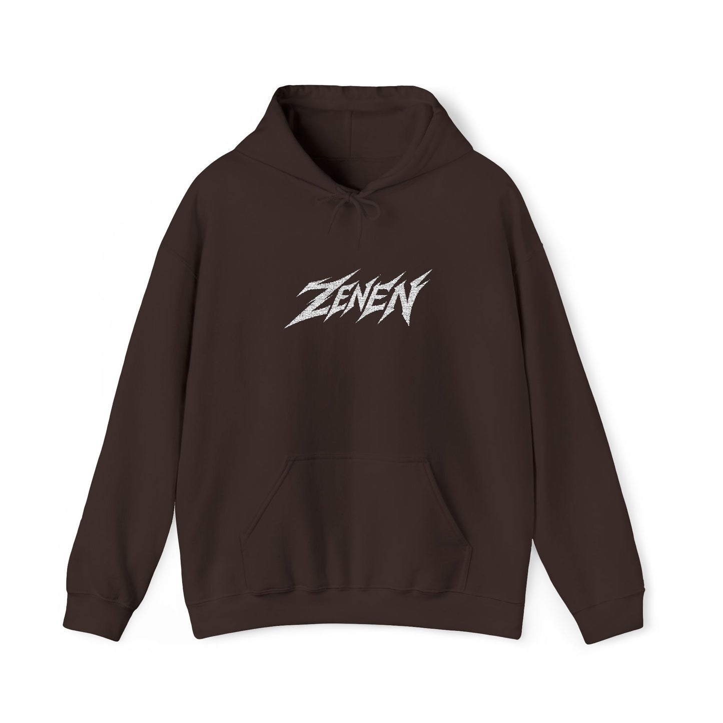Embroidered Classic White Zenen Hoodie