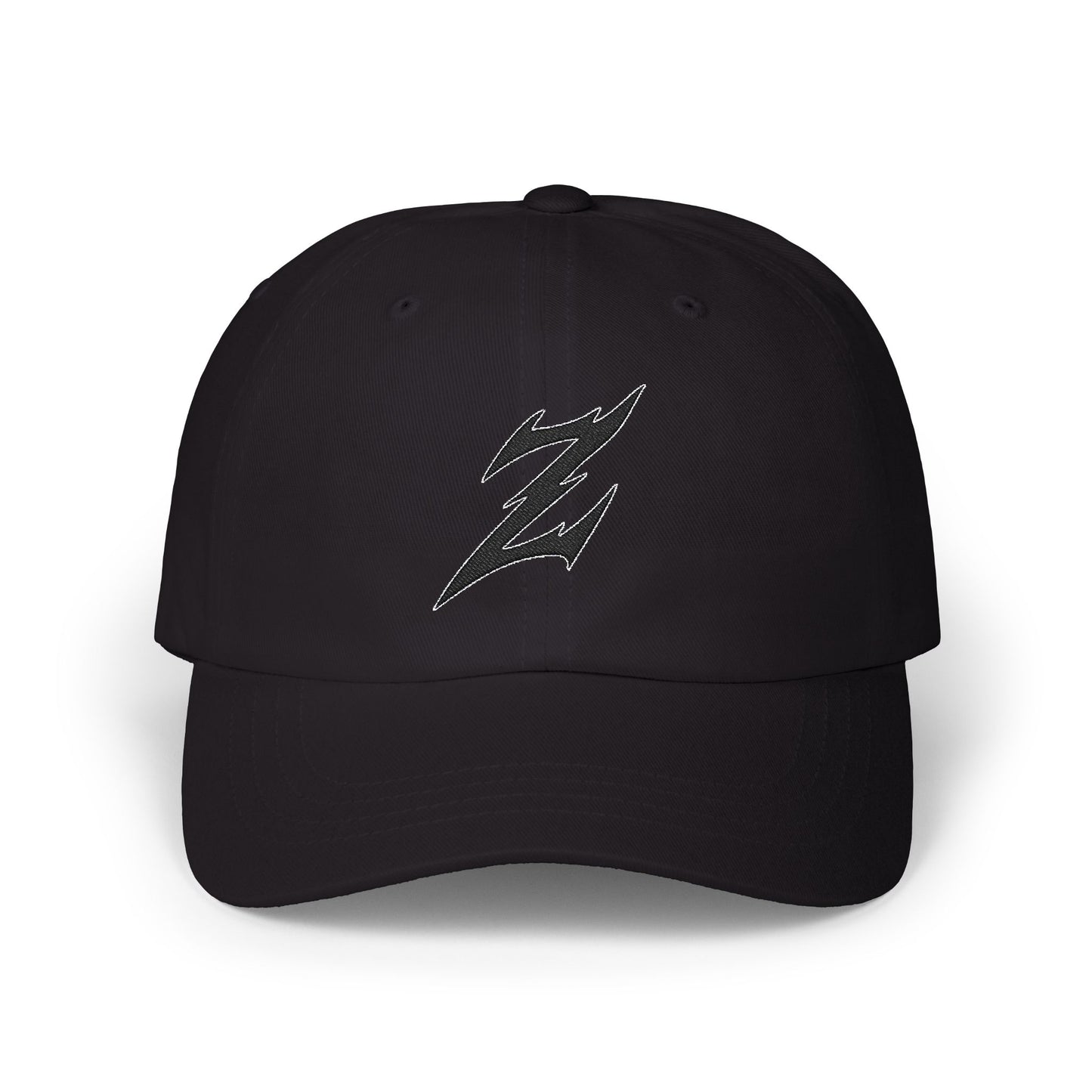 Embroidered Black Dad Logo Hat