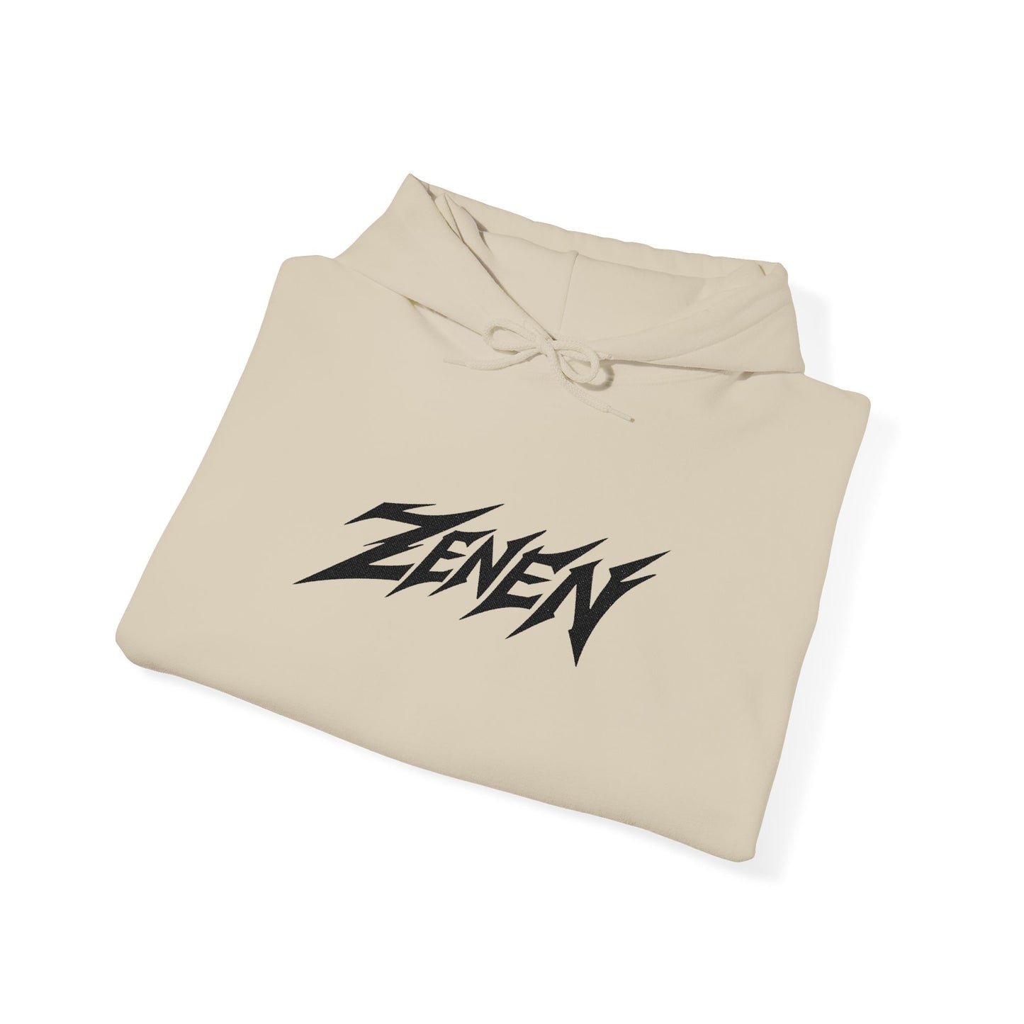 Embroidered Classic Black Zenen Hoodie