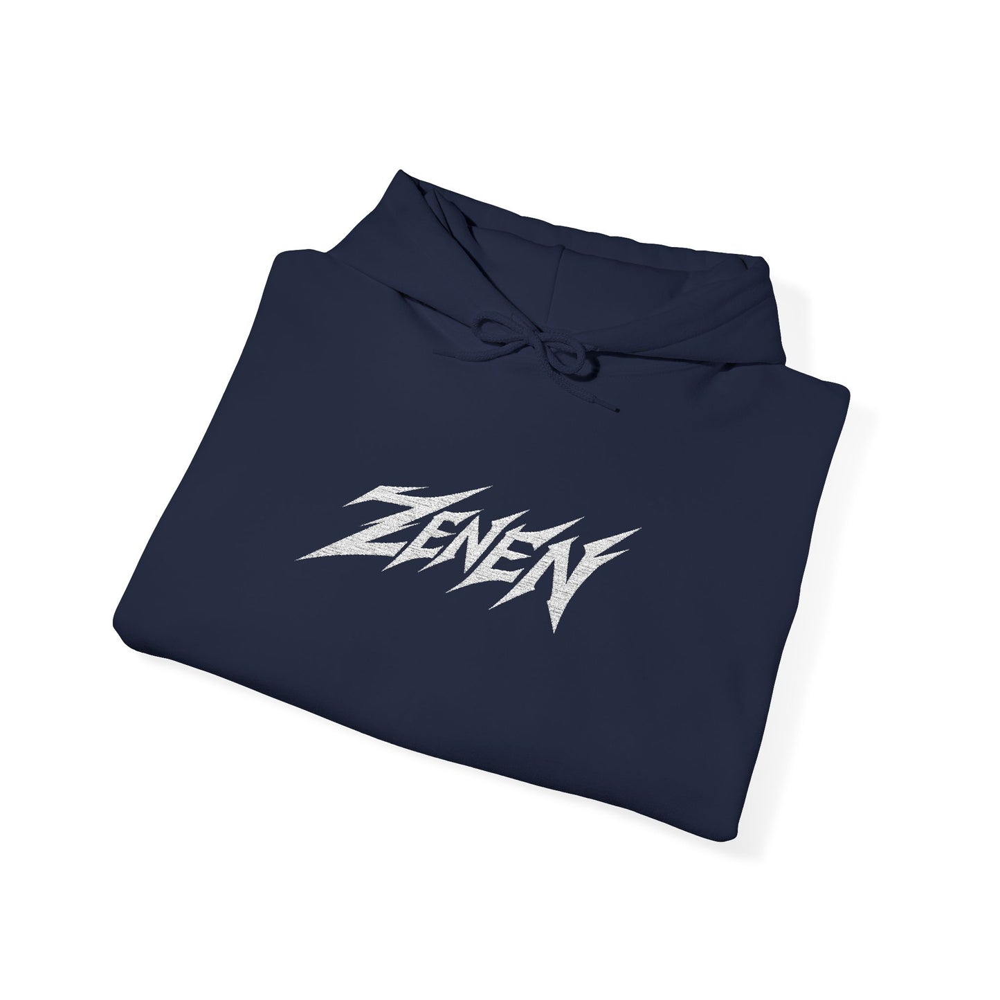 Embroidered Classic White Zenen Hoodie