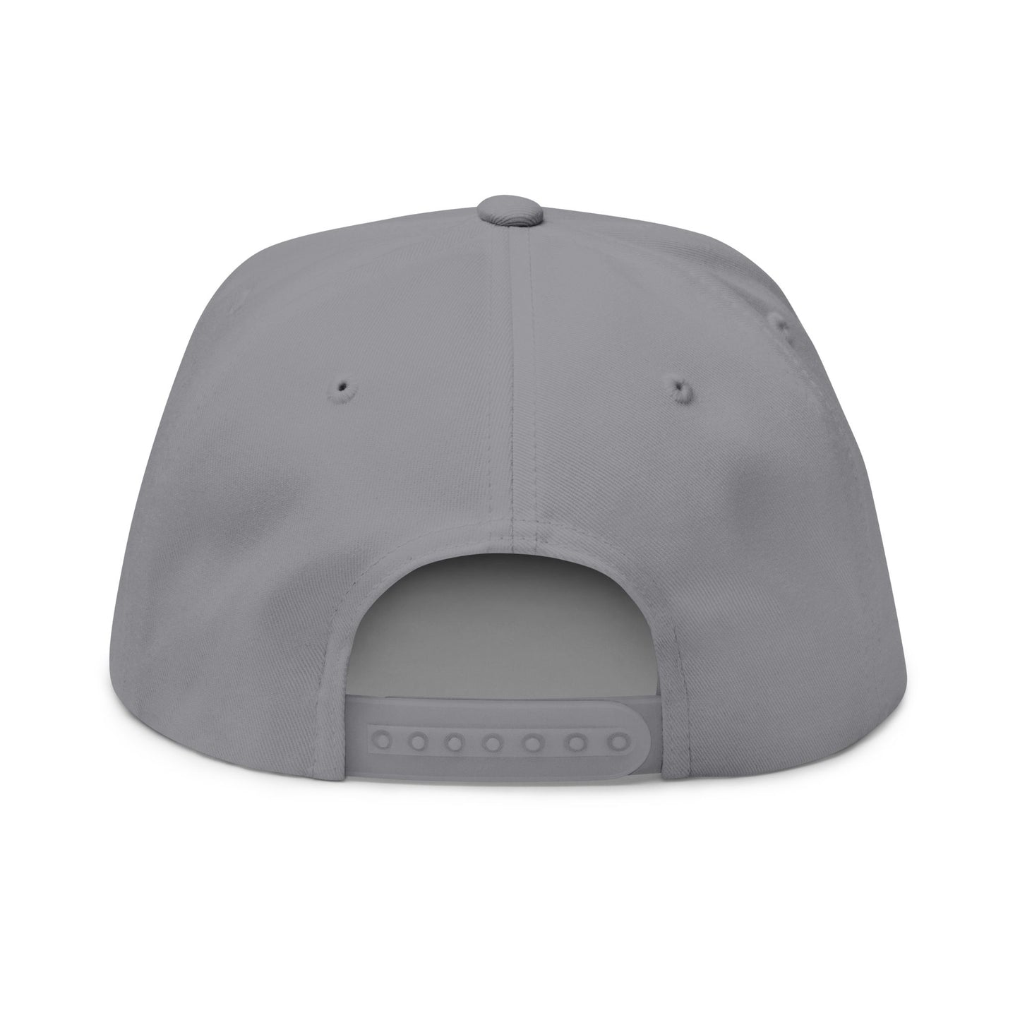 Embroidered White Zenen Snapback