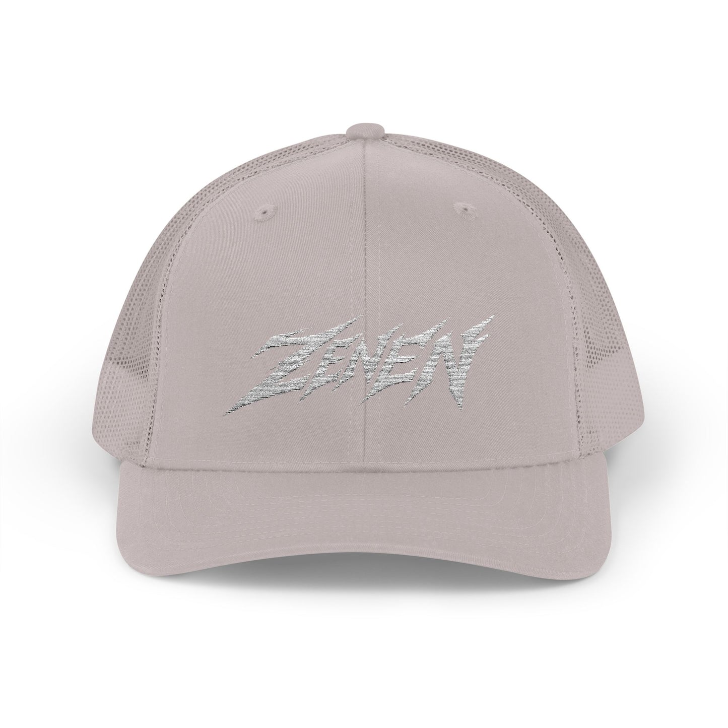 Classic White Zenen Trucker Hat Snapback