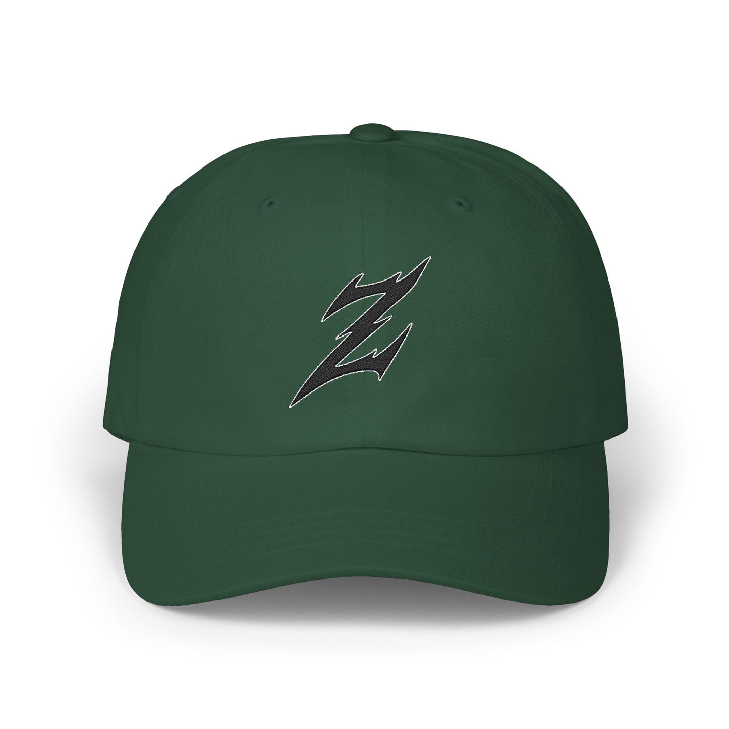 Embroidered Black Dad Logo Hat