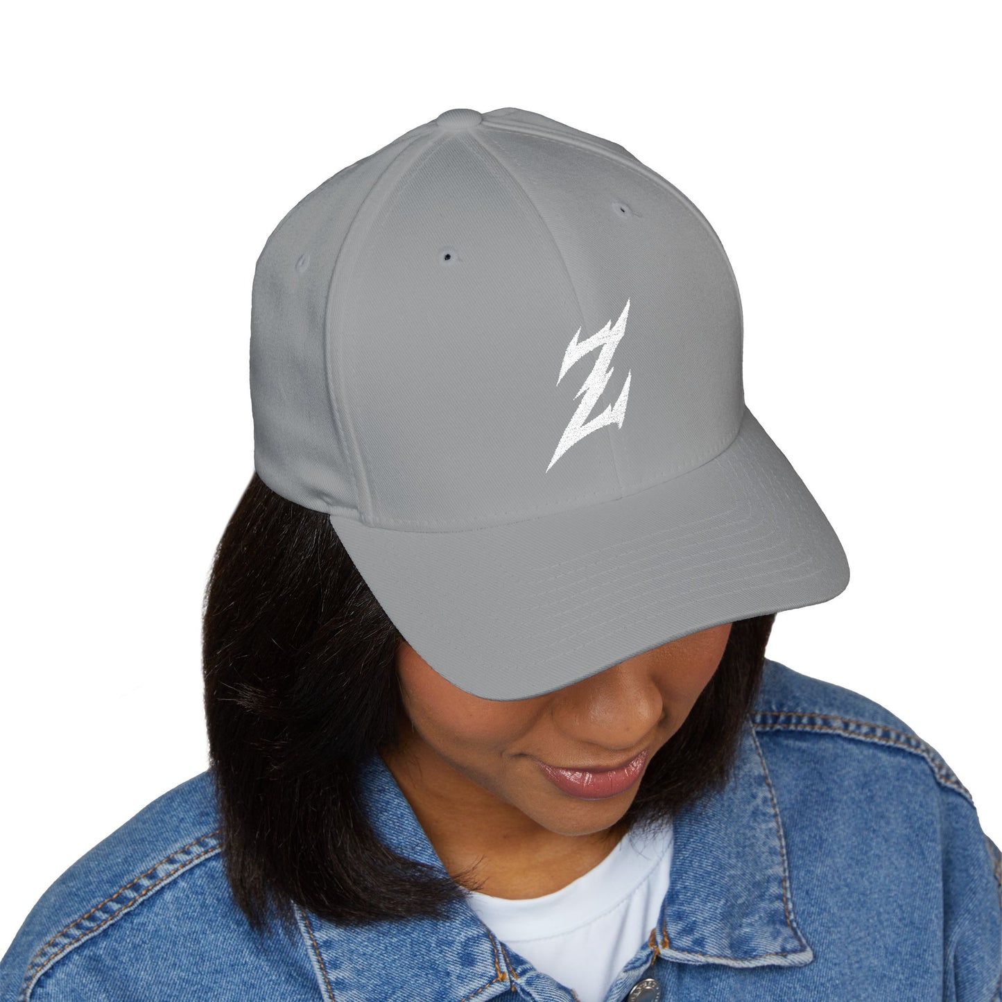 Embroidered White Logo Hat