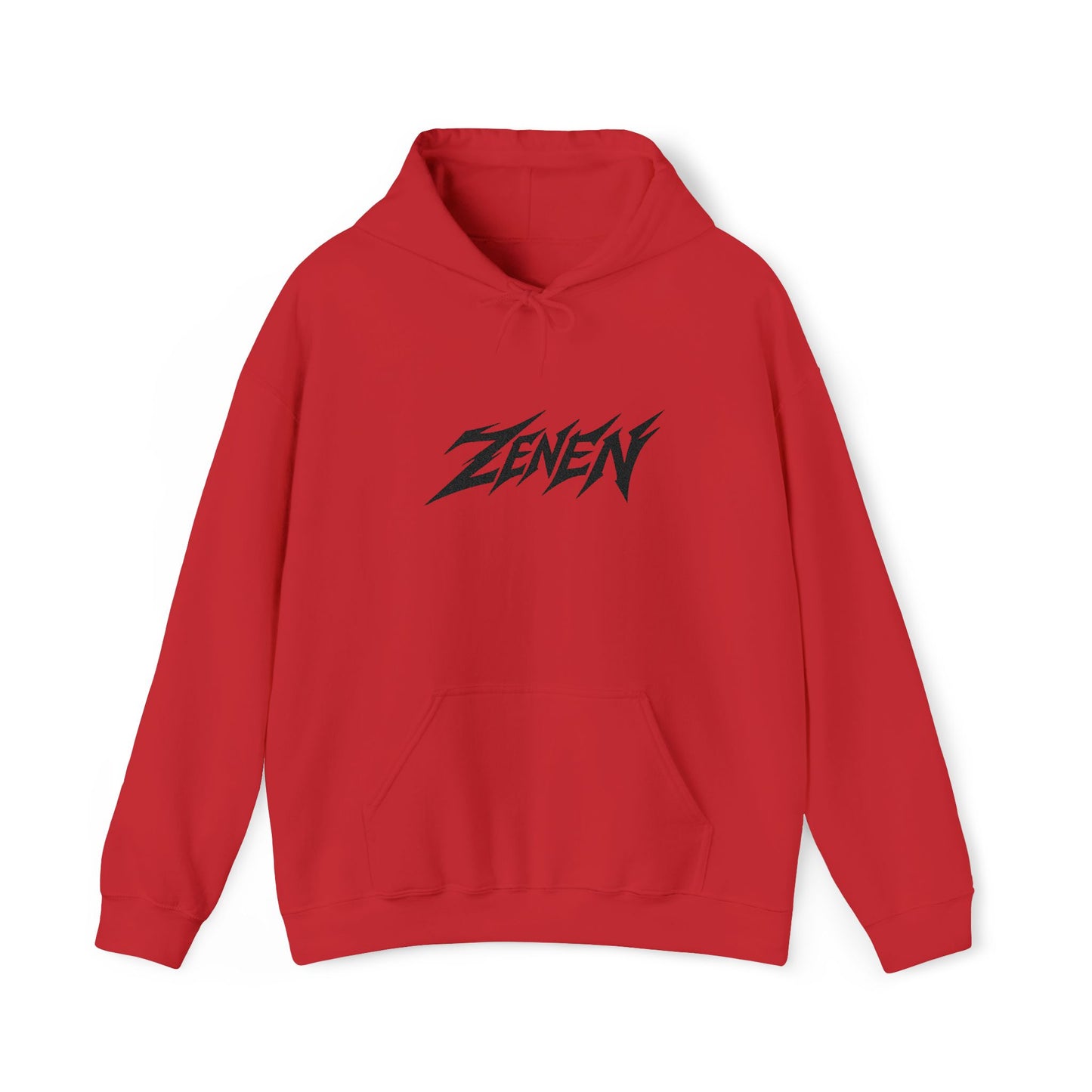 Embroidered Classic Black Zenen Hoodie