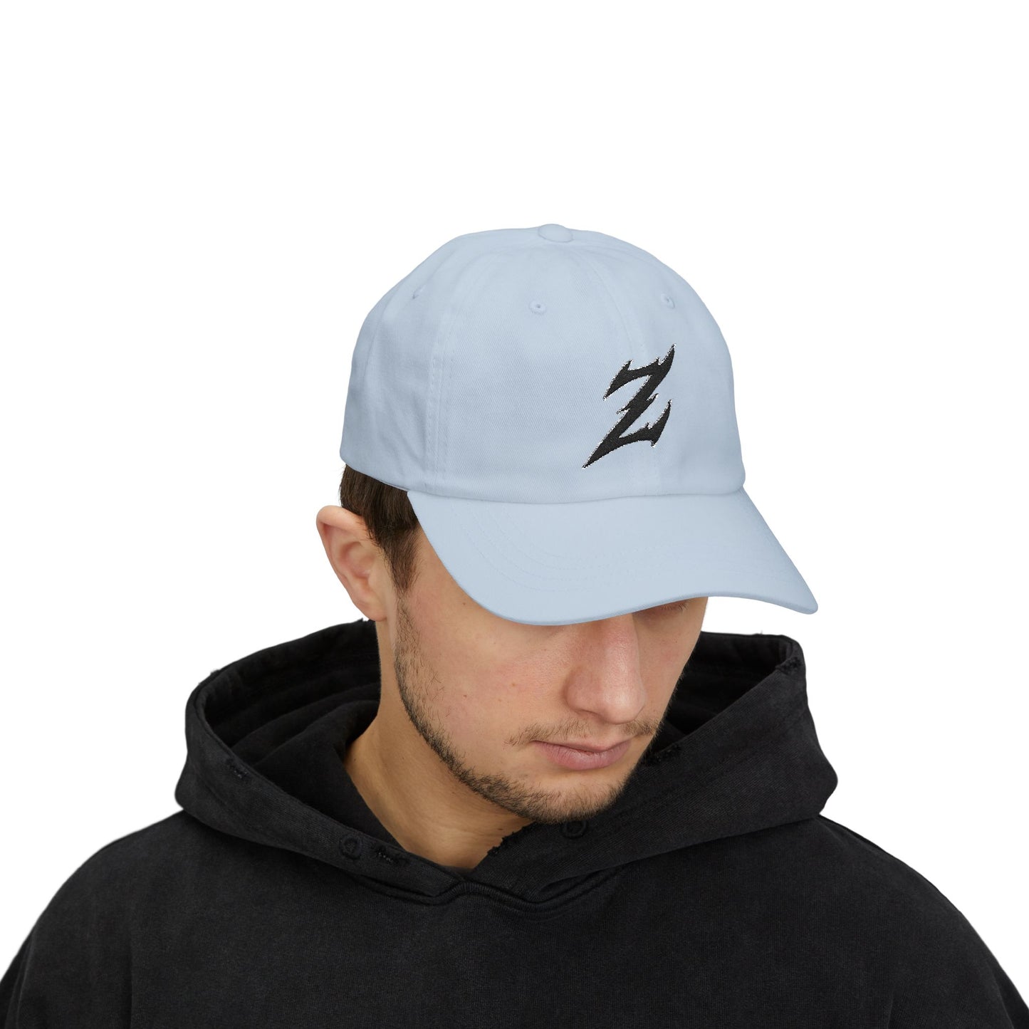 Embroidered Black Dad Logo Hat