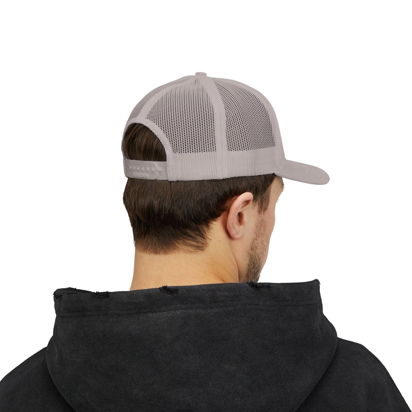 Classic White Zenen Trucker Hat Snapback