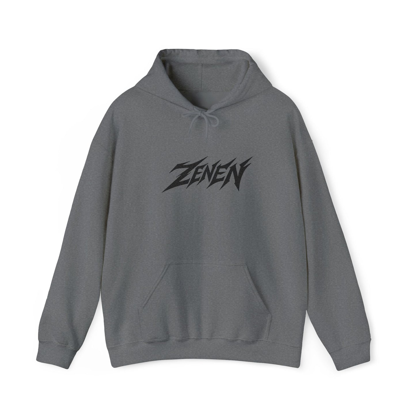Embroidered Classic Black Zenen Hoodie