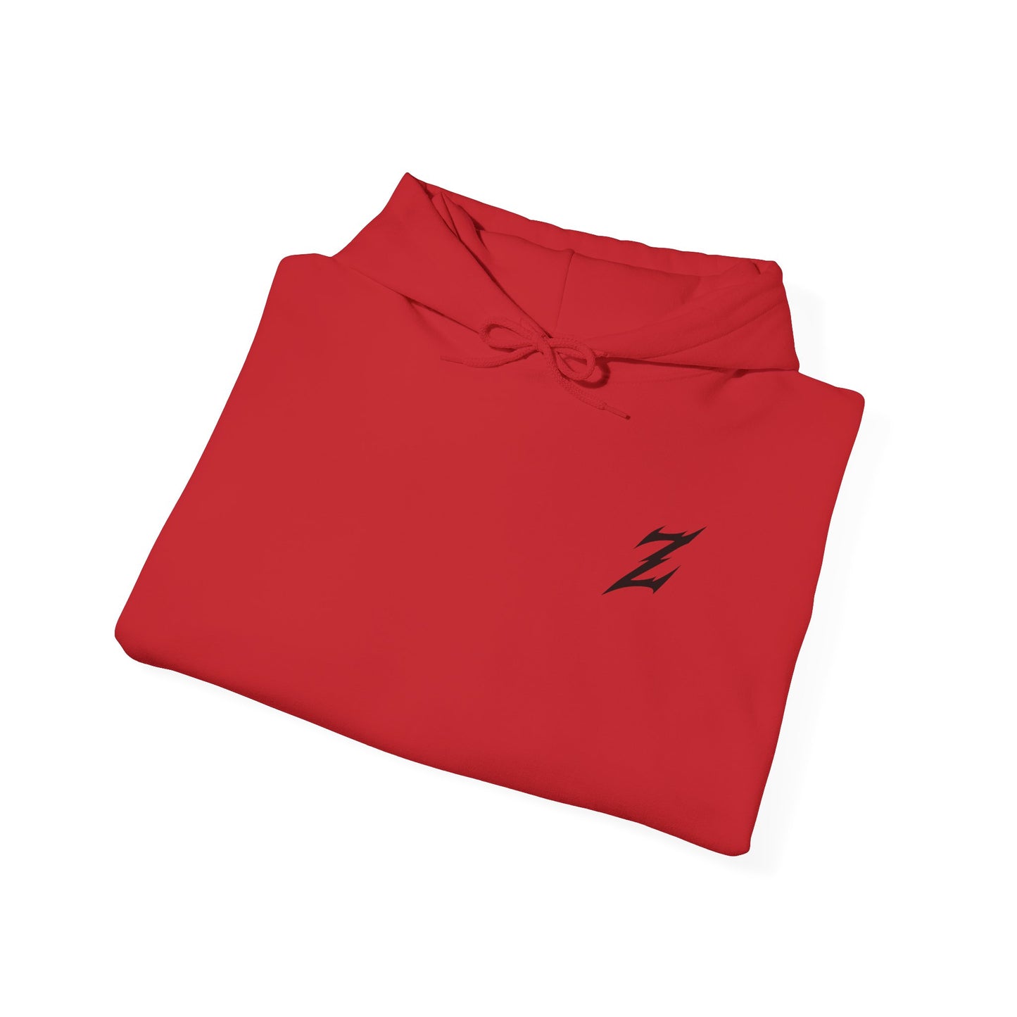 Black Logo Front, Zenen Back Hoodie
