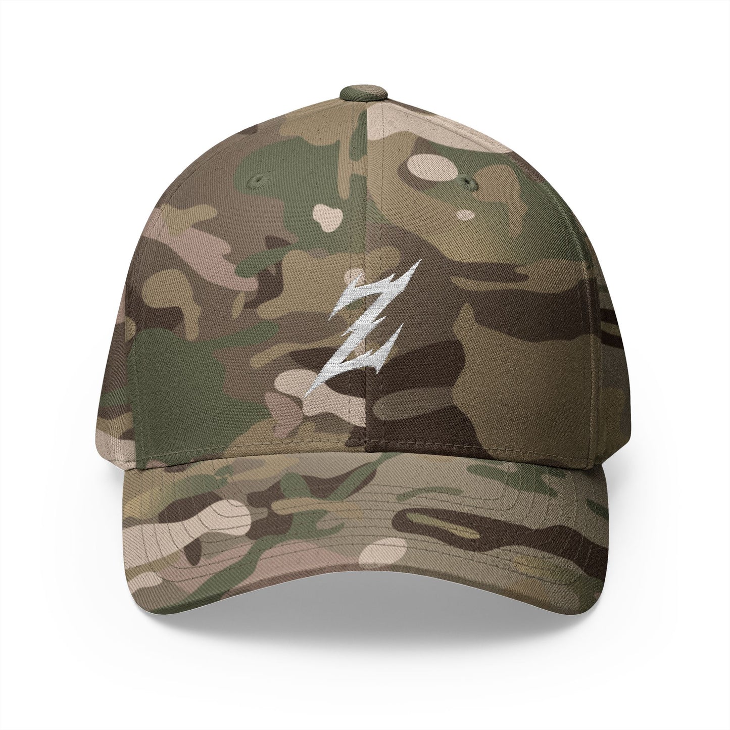 Embroidered White Logo Hat