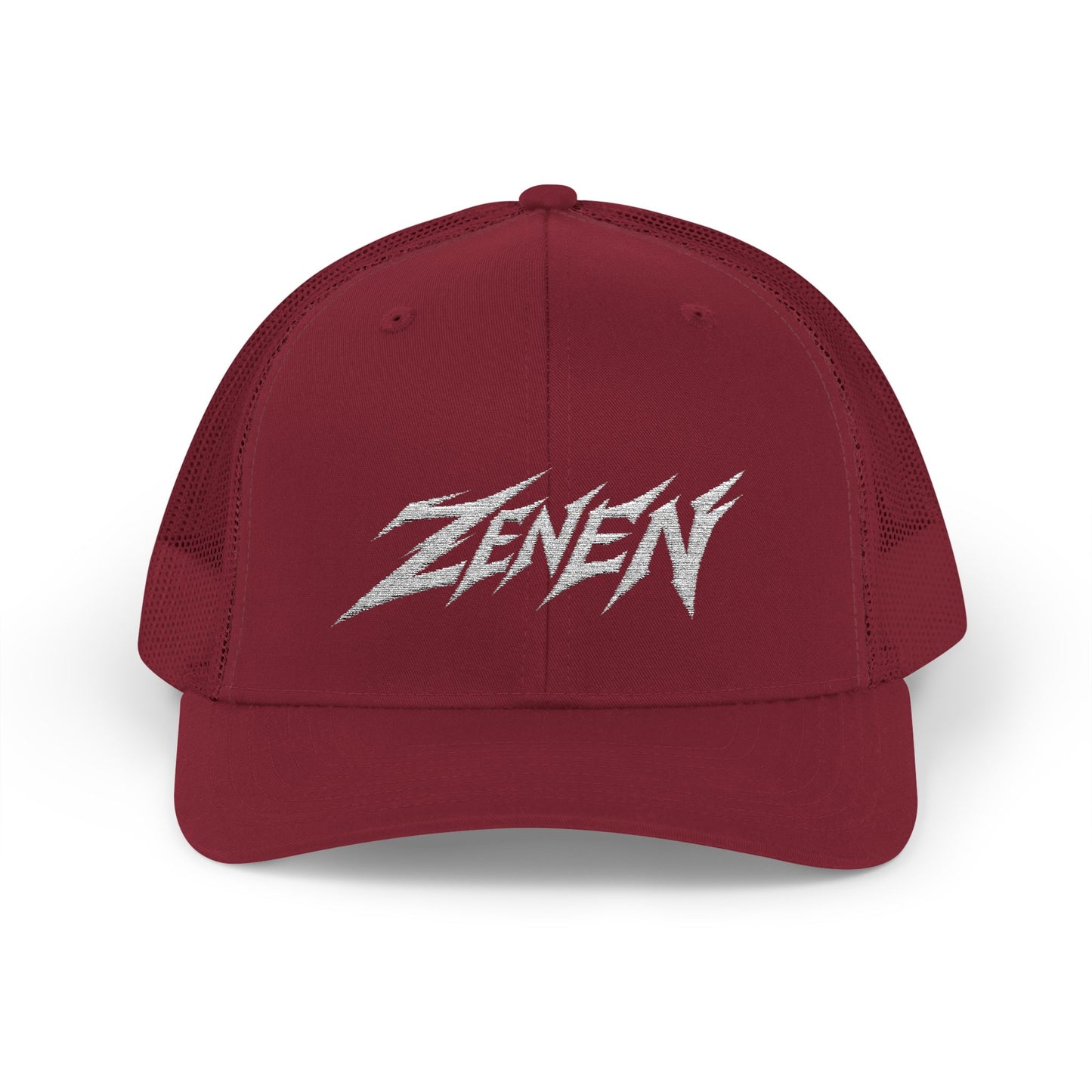 Classic White Zenen Trucker Hat Snapback