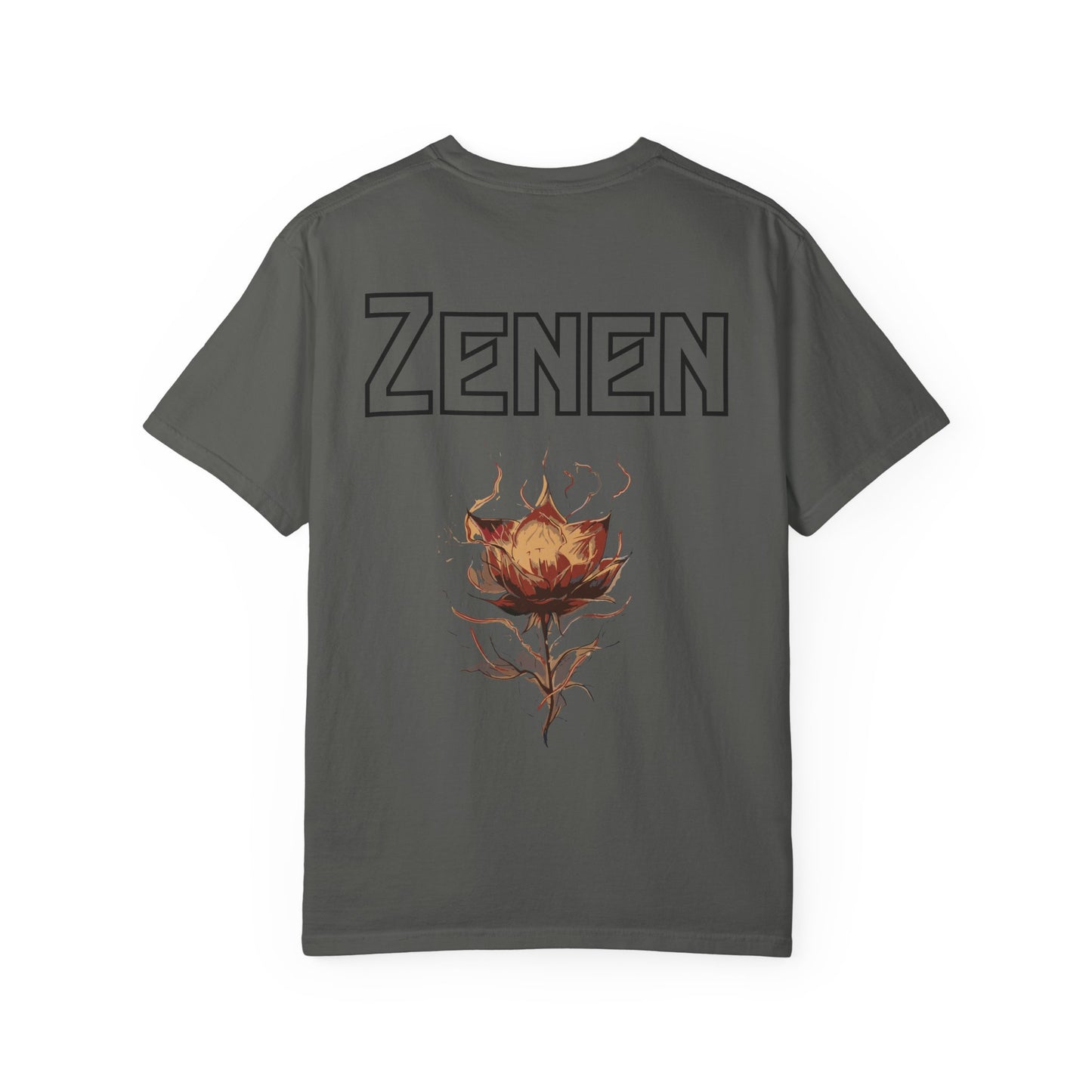 Oversized Fire Rose Tee