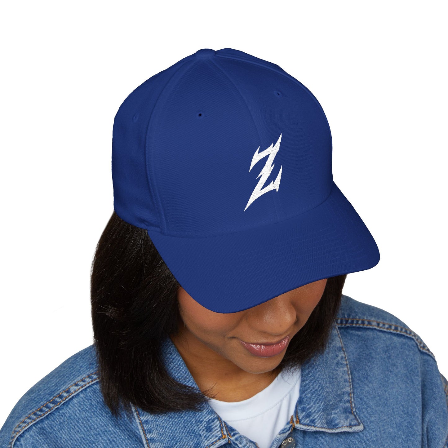 Embroidered White Logo Hat