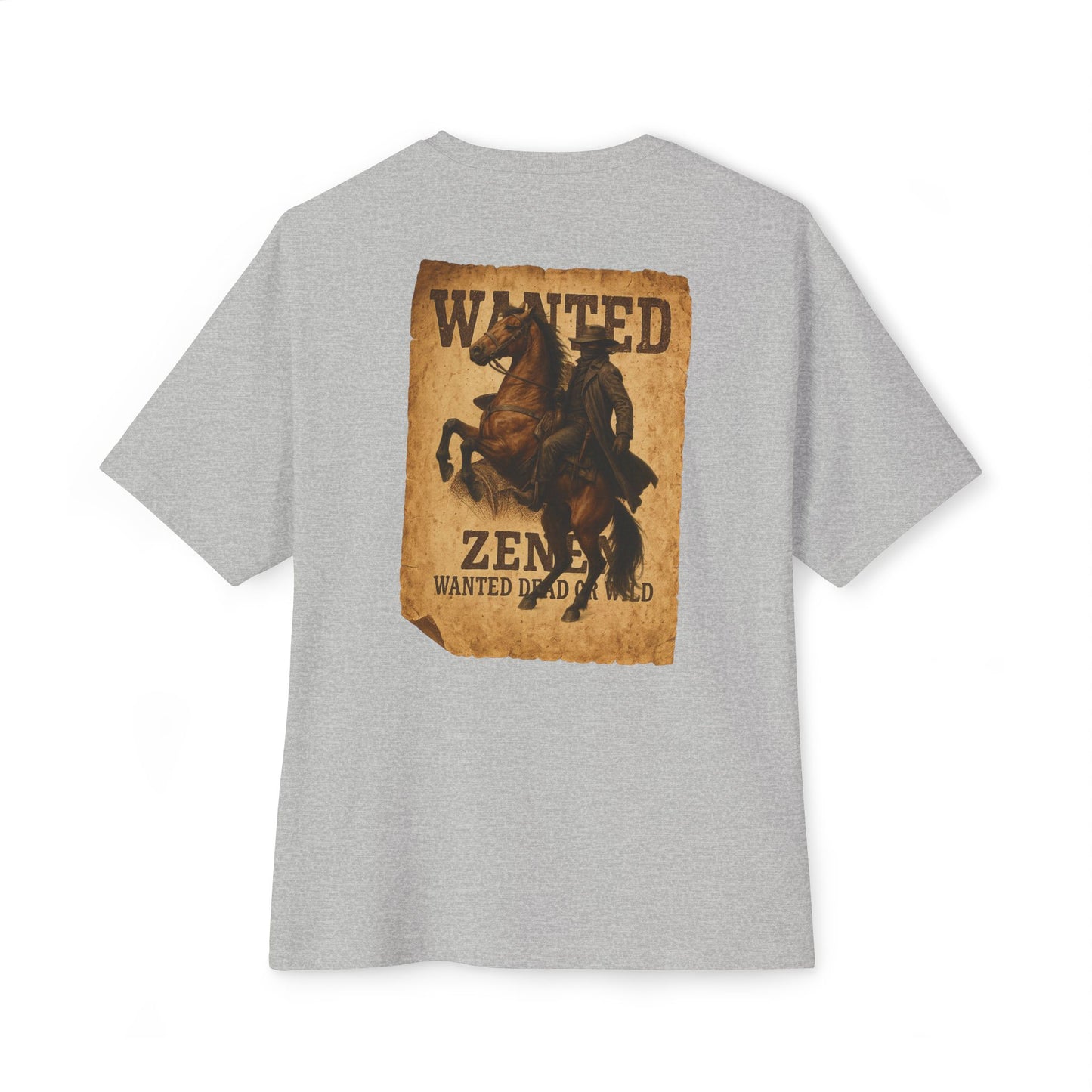 New Drop Zenen Wanted Dead or Wild Oversized T-Shirt