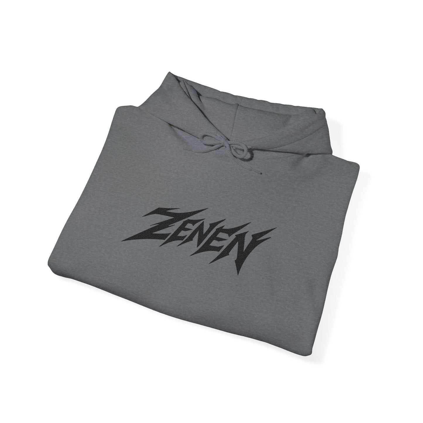 Embroidered Classic Black Zenen Hoodie