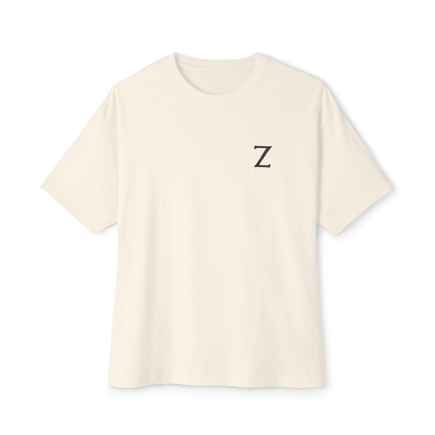 Zen-Inspired Unisex Oversized Boxy Tee, Casual Streetwear, Graphic Tee, Comfortable Tee, Gift for Art Lovers, Festival Apparel