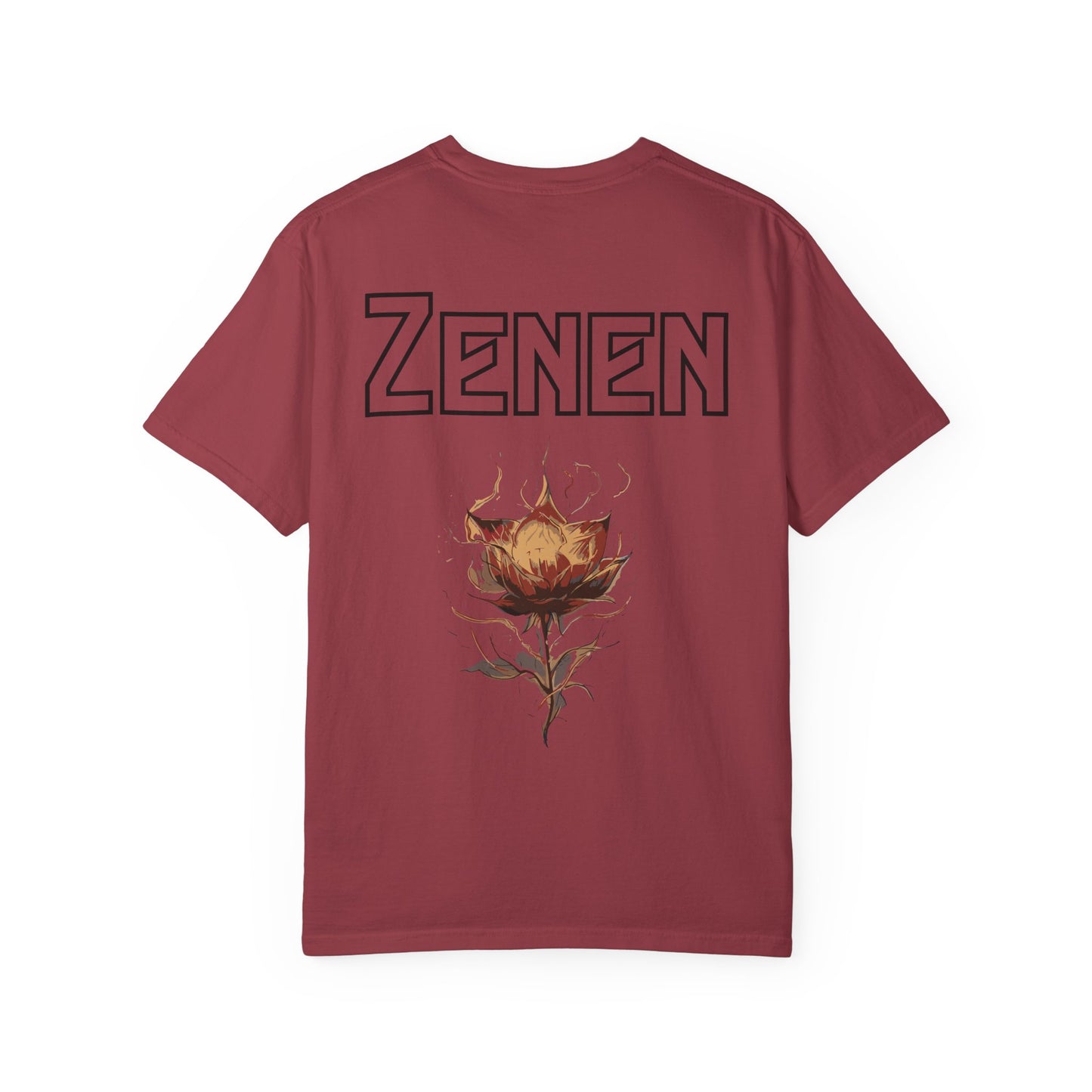 Oversized Fire Rose Tee