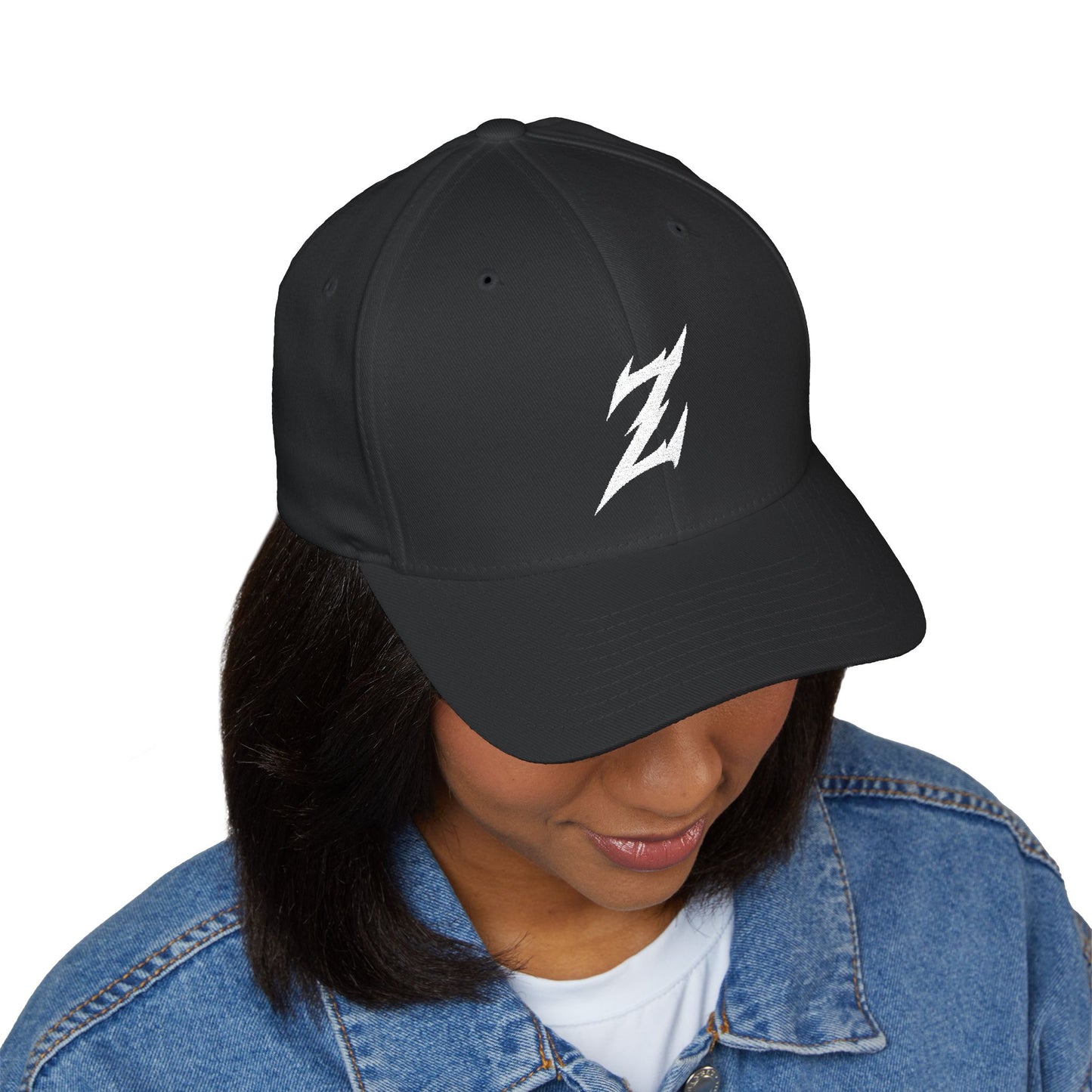 Embroidered White Logo Hat