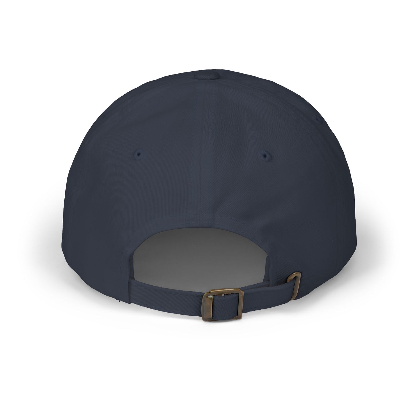 Embroidered White Dad Logo Hat