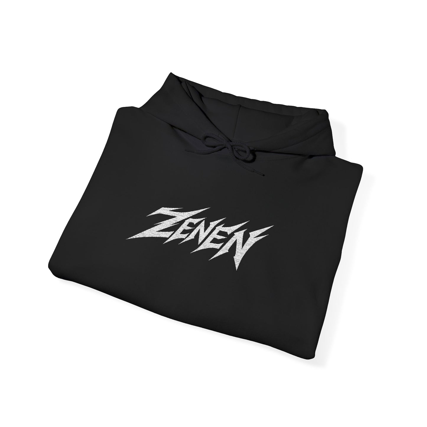 Embroidered Classic White Zenen Hoodie