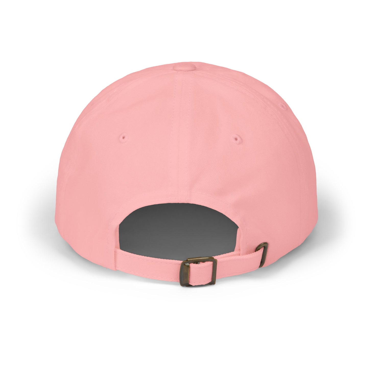 Embroidered White Dad Logo Hat