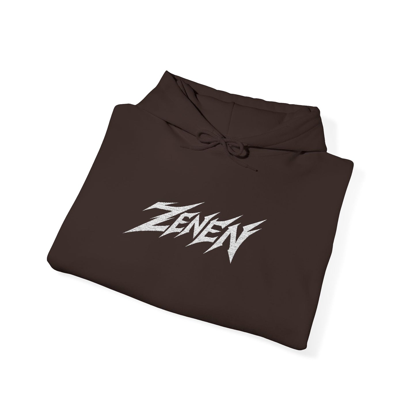 Embroidered Classic White Zenen Hoodie