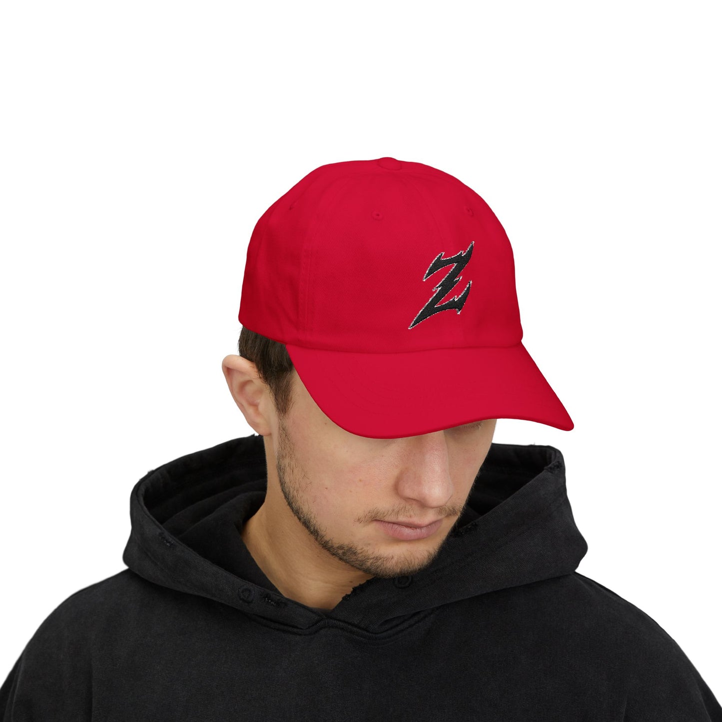 Embroidered Black Dad Logo Hat
