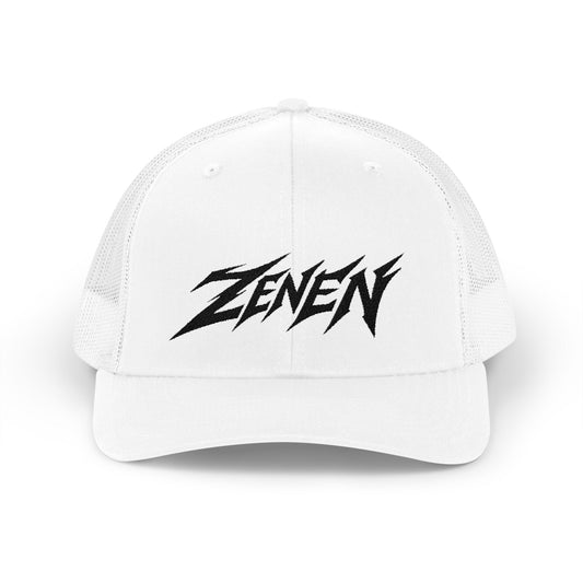 Classic Black Zenen Trucker Hat Snapback