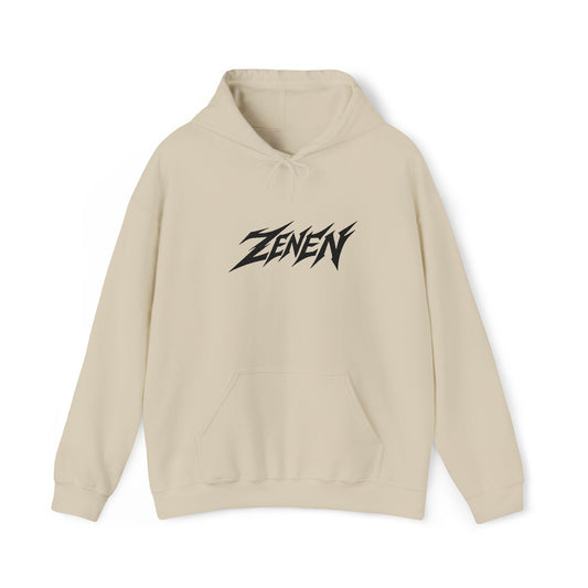 Embroidered Classic Black Zenen Hoodie