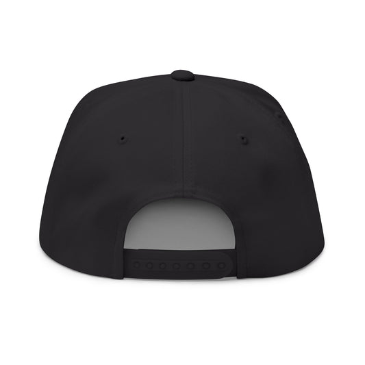 Embroidered White Zenen Snapback