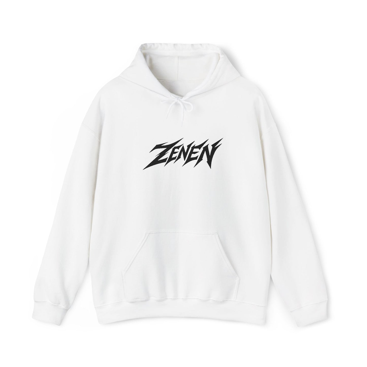 Embroidered Classic Black Zenen Hoodie