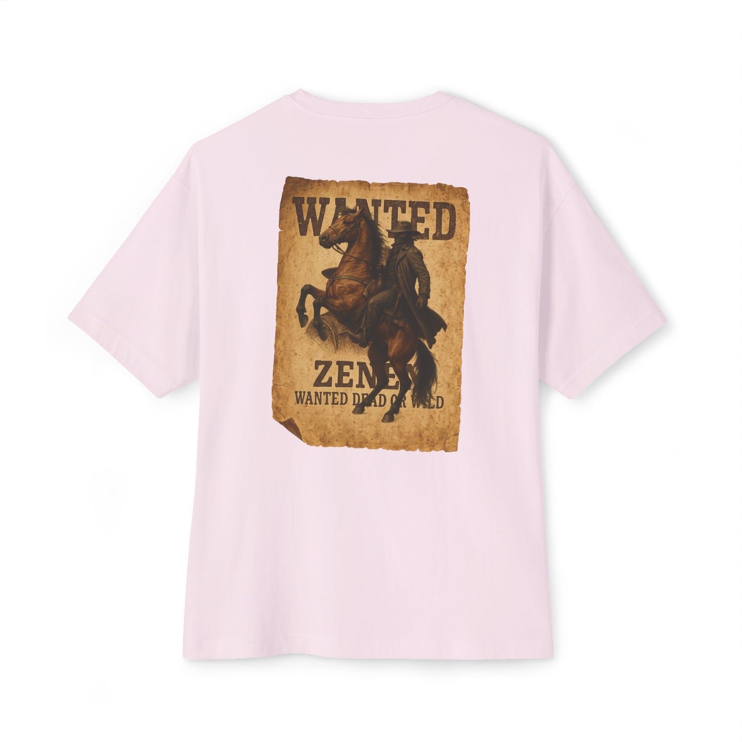 New Drop Zenen Wanted Dead or Wild Oversized T-Shirt